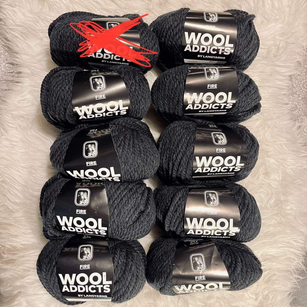 Wool Addicts Fire Merino Yarn for Knitting or Crochet